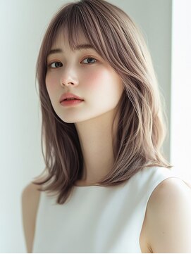 アルトリスト(Altruist Aging×HAIR&SPA) ☆イメチェンピンクベージュアンブレラカラー前髪クールショート