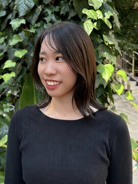 リサヘアーデザイン(RISA HAIR DESIGN) 天神/大名/赤坂　ミディアムボブ