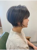 美シルエット コンパクトショート 暗髪ショート
