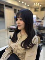 フレア(FLAiR) 10代20代韓国風顔周りカットコテ巻き波ウエーブスタイル
