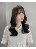 韓国風パーマ/コテ巻き風パーマ/レイヤーカット/韓国ヘア
