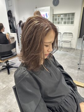 カラ 京都河原町(Kala) ハイライトバレイヤージュダブルカラーケアブリーチ20代30代