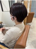 丸みショート/ピンクブラウン/四街道【積田佳奈】