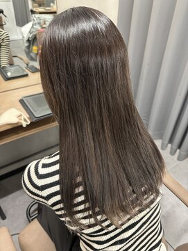テーラヘアー 公津の杜店(TELA HAIR) ブリーチ無しグレージュ