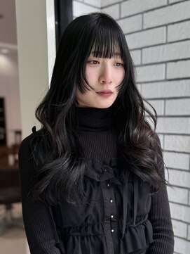 ミニヨン バイ ハピネス 高の原店(mignon by Happiness) 黒髪　フェイスレイヤー　髪質改善カラー　韓国風巻き