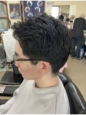 メンズカット+シェービング+眉カット