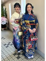 稲月美容室 成人式セット