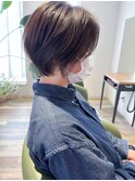 柔らかショートボブ_