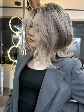 ラキング ギンザ トウキョウ(LAKING GINZA) くびれヘア/アプリコットオレンジ/夏/ハイライトカラー[銀座駅]