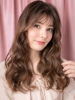 カバーヘア ブリス 上尾西口店(COVER HAIR bliss) 大人可愛い波巻きウェーブパーマフェミニンロングY上尾30代40代