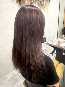 ザボヘアーデザイン(ZABO hair design) 【髪質改善】艶髪ストレート【太宰府市通古賀】