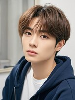 エイチ メンズ(H)&nbsp;フェイスフレーミング 刈り上げセンターパート サーフカール