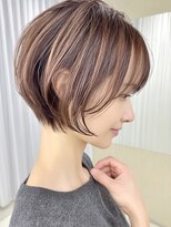 ルーファス メグロ(Ruufus Meguro) 【40代50代60代】前下がりショートボブ/前髪あり/髪質改善