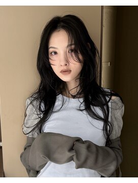 メゾンマイル 恵比寿(maison mile) #ブリーチなしダブルカラー#ワインレッド#ボルドーカラー#前髪