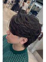 フィフスパーク(fifth PARK) 渋谷men'sフェザーパーマフェザーショートセンターパート微分け