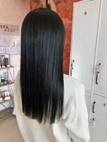 ジール(zeal)&nbsp;カーキカラー　着物ヘア/大人ガーリー/ダークアッシュ