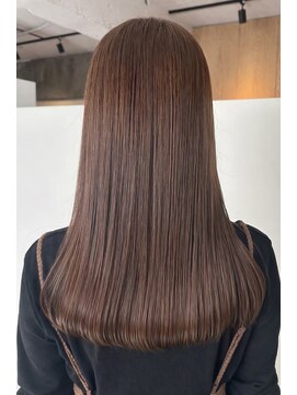 クワイア 川崎店(0choir) イメチェン/ピンクベージュ/アンブレラカラー/前髪/川崎