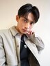 【2.3回目】骨格補正カット+髪質改善曲がる縮毛矯正¥17600#センターパート