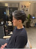 大人ナチュラルセンターパート