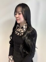 アクシス ナゴヤ(AXIS NAGOYA) 【なつミ】ダークパープル/ナチュラルショート/夏のヘアアレンジ