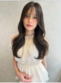 【TLUUSミルクティープロンドワンホンレイヤーダークブルー】