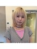 【ダメージケア最新ブリーチ】カット&ケアブリーチonカラー&ケア/伏見