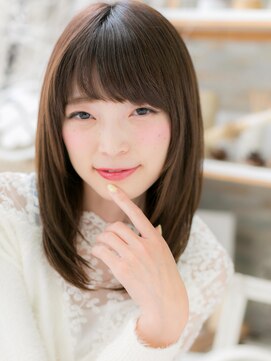 カバーヘア 上尾西口店(COVER HAIR) ★前下がりレイヤーカットxナチュラルストレート20代30代40代★7