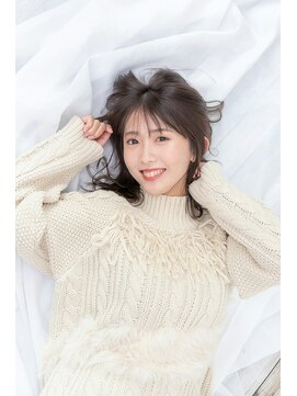 スイート ヘアデザイン(Suite HAIR DESIGN) 大人可愛いデジタルパーマ抜け感アッシュベージュ