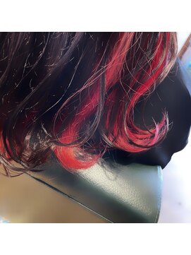 ヘアーサロン リアン 鴻巣店(hair salon Rien) インナーレッド
