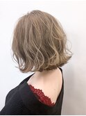 大人かわいいミディアムヘアー×PESCA【ペスカ】【札幌,清田区】