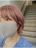 コーラルピンクのウルフ