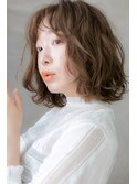 □シースルー前髪ゆるふわくせ毛風ボブ205-2★上尾20代30代40代