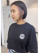 フラム 渋谷(flamme)&nbsp;インナーカラー◇ミルクティーアッシュ◇