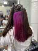 pinkpurple ゆめかわインナーカラー TRICKSTYLE