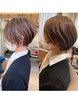 バンプ ギンザ(BUMP GINZA)&nbsp;30代40代×ハイライト×絶壁解消ショート【安野】