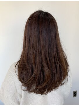 ブルック(BROOK) ツヤ髪ロングコーラルブラウン　【千歳烏山　BROOK】