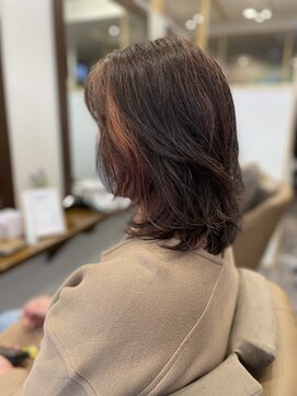 ルカリエ(LUCA:Rie) 白髪ぼかしインナーカラー