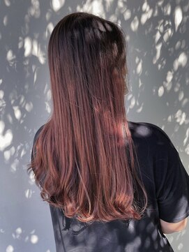 イロヘア 北岡崎店(ilo.hair) 透明感レッドカラー☆グラデーション