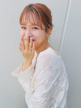 エマエコル(Emma ecole) Emma ecole まとめても可愛い◎ワイドめシースルーバング by Mai