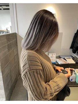 タオ 河原町(Tao) ボブとバレイヤージュ