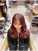pink beige*五反田美容院