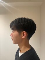 ソイクフ 四条大宮店(SOY-KUFU)&nbsp;【soy-kufu】MEN'S HAIRアッシュブラックマッシュショート