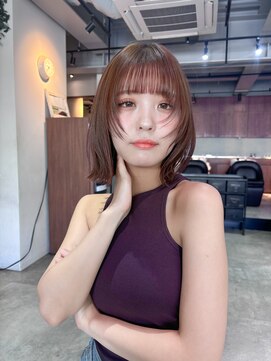 アンアミ キチジョウジ(Un ami Kichijoji) レイヤーボブ×ラベンダーブラウン ○堀越太真樹