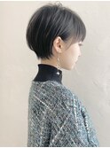 ショートボブ髪型30代40代50代前髪あり前髪なし面長丸顔【荒牧】
