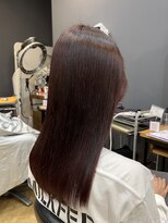 アルター(aL ter)&nbsp;レッドブラウン［黒髪/ボブルフ/ネビージュ/小顔/ワンレン］