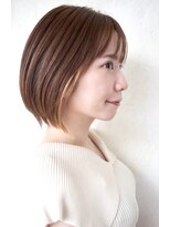 アール 北千住店(ar) ショートマッシュ/小顔バング/イヤリングカラー/北千住