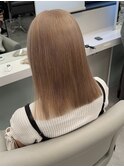 11369ミルクティーベージュ髪質改善ストレートマロンベージュ