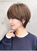 ショートヘア/分け目なし/前髪あり/30代40代50代/表参道