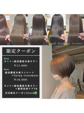 マオリ ホアロハ バイ アヌエヌエ(maoli hoaloha by anuenue) ショート指名!くせ毛や困った髪質の専門 director寺内