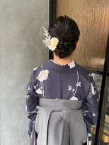 ネオリーブ ジューク 日吉店(Neolive JuQ)&nbsp;慶應義塾大学卒業式袴着付けヘアアレンジ☆日吉